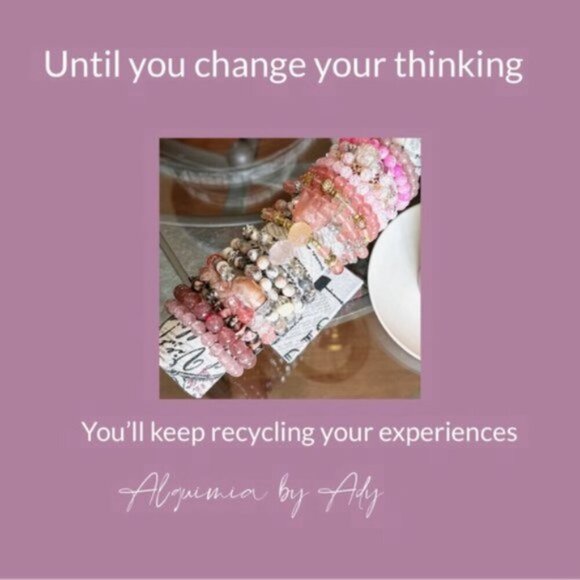 Goth vibes Labradorite beaded gem ring/handmade bohemian - Picture 5 of 6